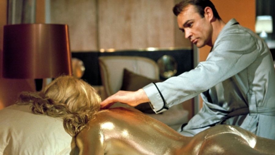 Margaret Nolan, "la mujer de oro" en Goldfinger