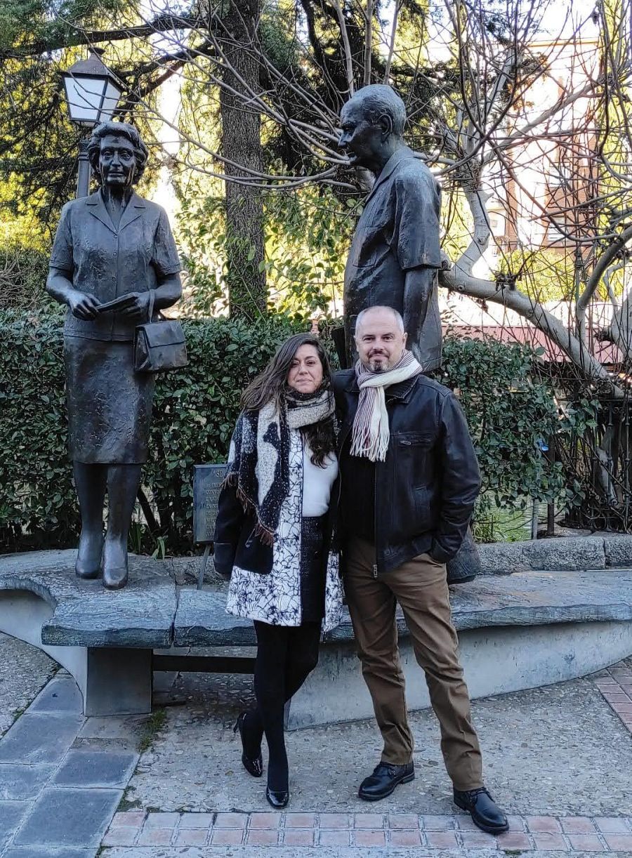 Belén y Grego, los protagonistas de esta historia