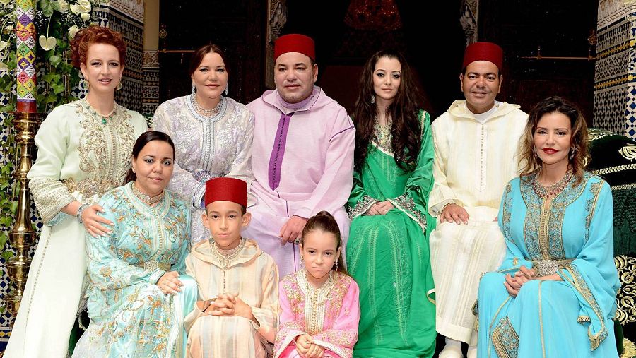 Foto de la familia real de Marruecos