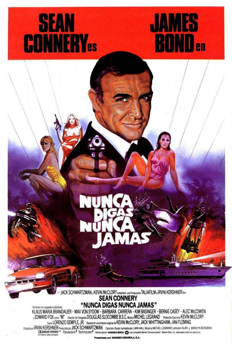 Cartel de 'Never say never again', 1983