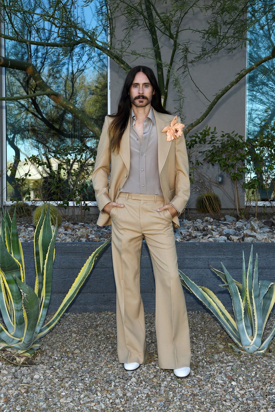 Jared Leto en los Globos de Oro 2021