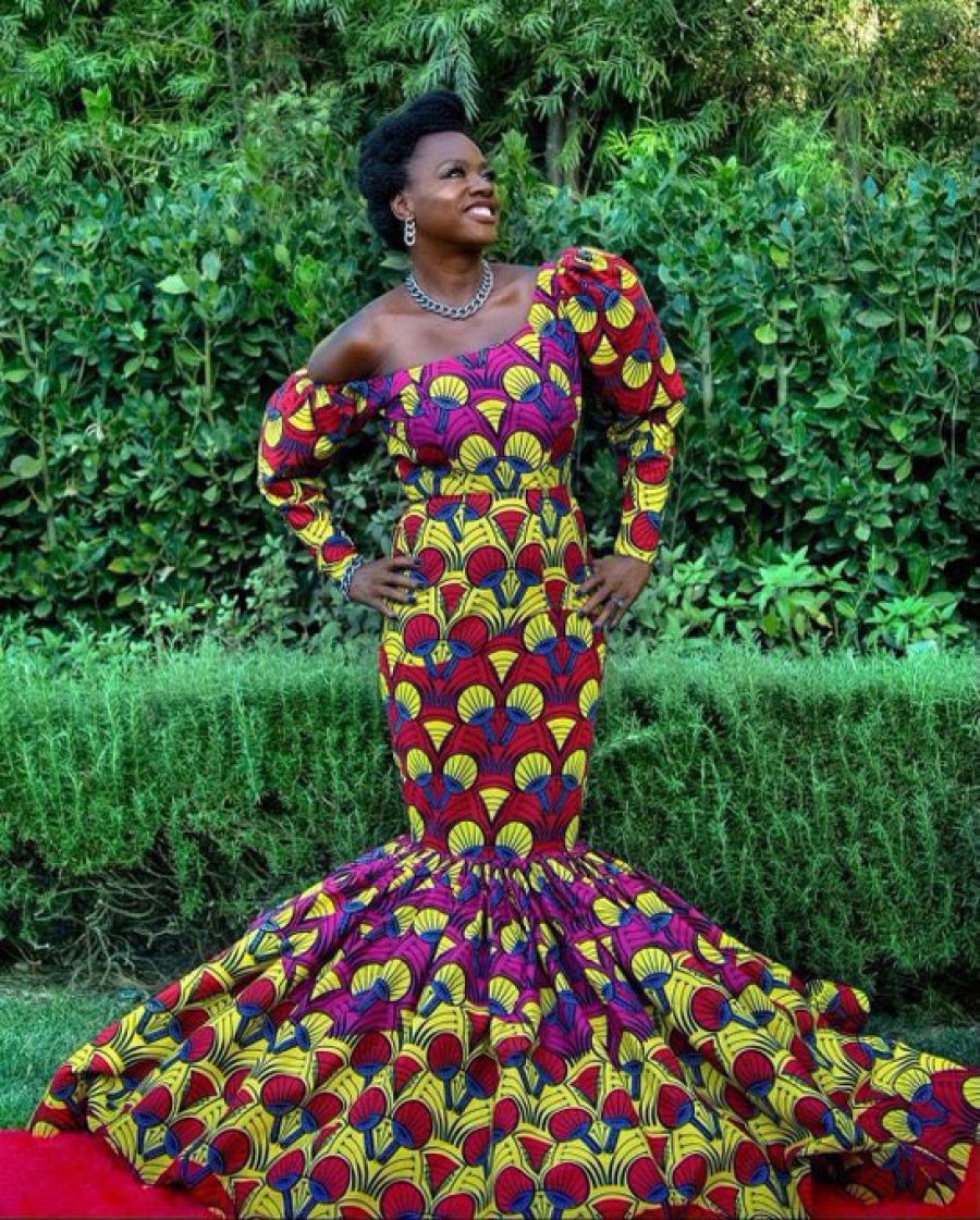 El vestido de Viola Davis para los Globos de Oro