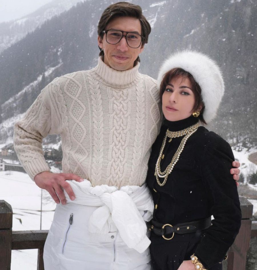 Lady Gaga y Adam Driver en 'House of Gucci'