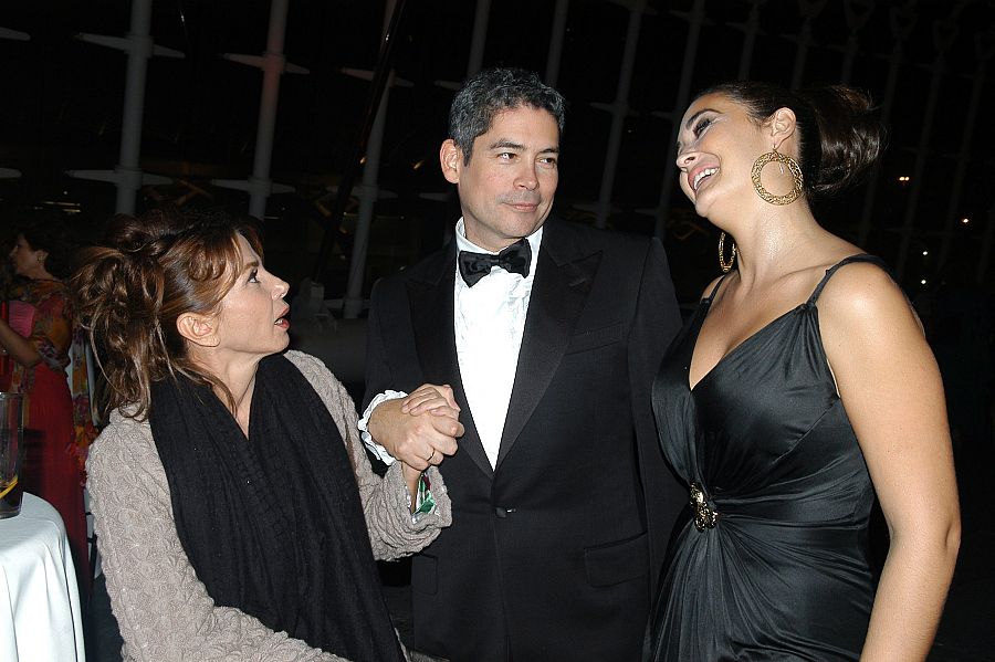 Victoria Abril, Boris Izaguirre y Vicky Martín Berrocal en los Premios Elle 2006