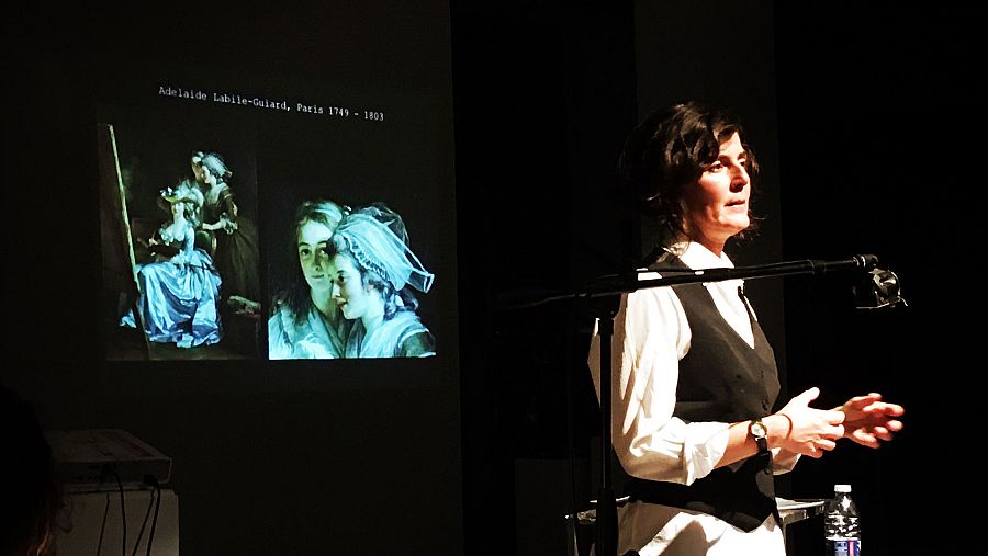 Metróplis - "Queridas Viejas" (Performance realizada en Facultad de Bellas Artes, Universidad Complutense de Madrid, 2017).