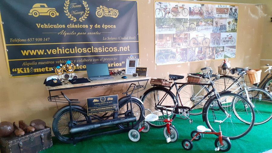 Parte de la colección de vehículos clásicos
