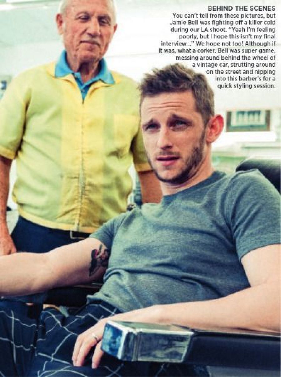 Jamie Bell se cubrió el tatuaje de la "e" cuando finalizó su matrimonio con Evan Rachel Wood