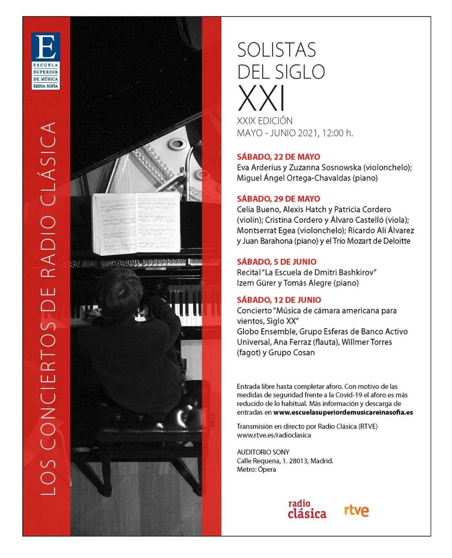 29ª edición del ciclo 'Solistas del siglo XXI'