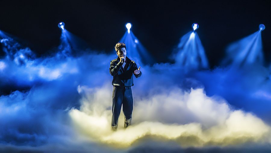 Blas Cantó durante su tercer ensayo