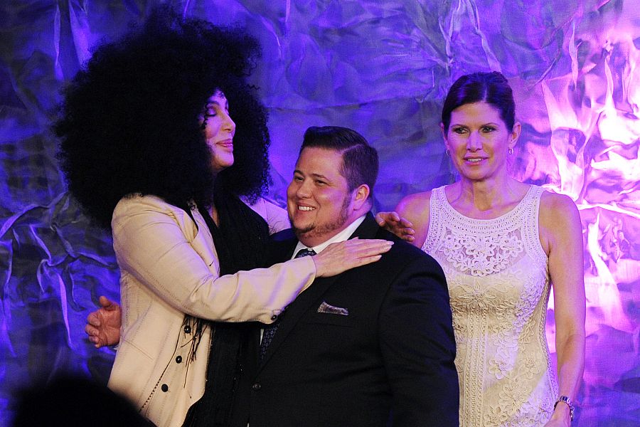 Cher y su hijo Chaz Bono