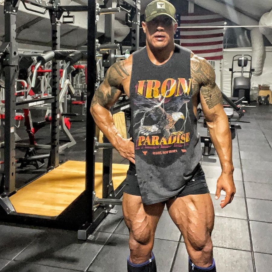 El actor Dwayne Johnson, también conocido como The Rock