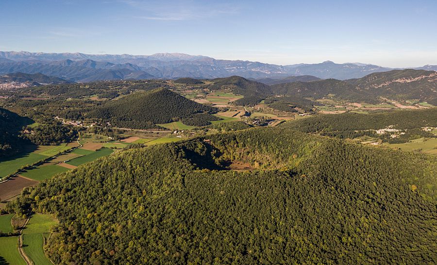 El volcán Santa Margarida