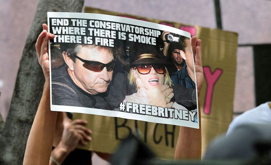 Manifestación a favor de Britney Spears