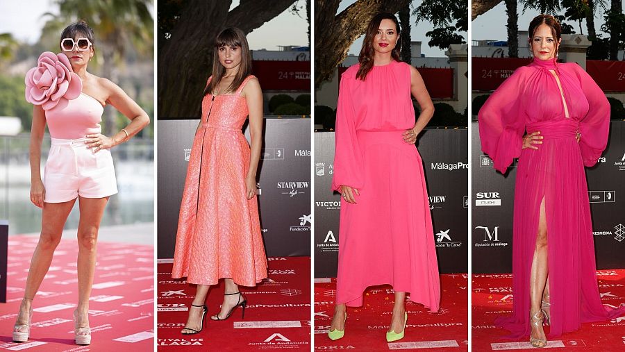 Candela Peña, Veronica Echegui, Dafne Fernández y Yolanda Ramos en el Festival de Málaga