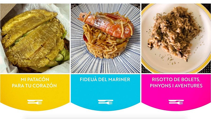"Patacón", fideuà i rissotto