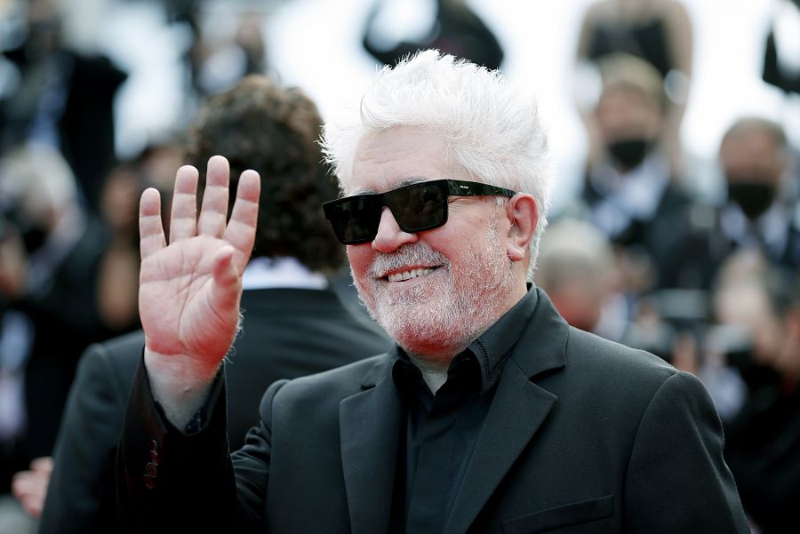 Pedro Almodóvar en la ceremonia de apertura del festival de Cannes