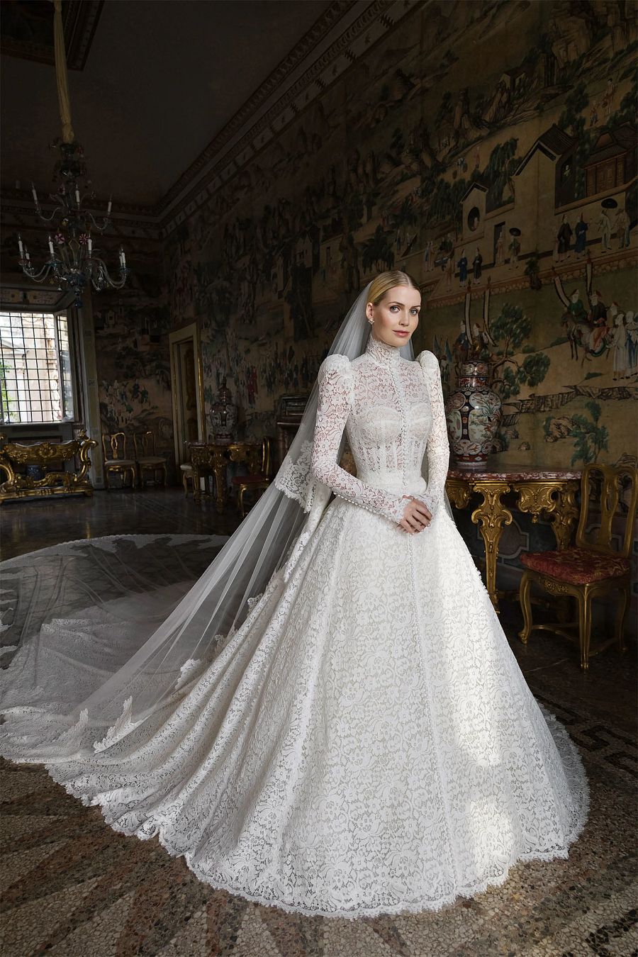 Lady Kitty Spencer de Dolce & Gabbana en su boda