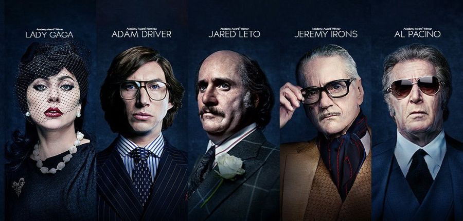 Cartel del elenco de 'House of Gucci'