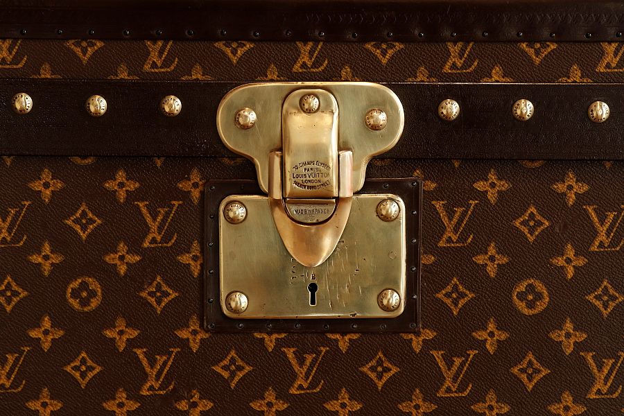 Un baúl vintage de Louis Vuitton