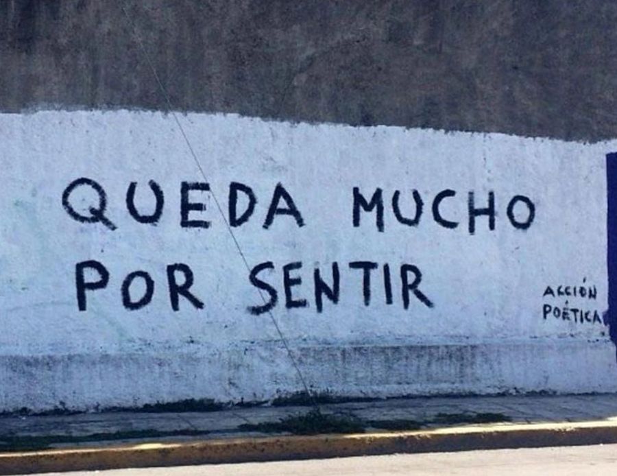 "Queda mucho por sentir", la críptica pintada que ha subido Sara a su Instagram