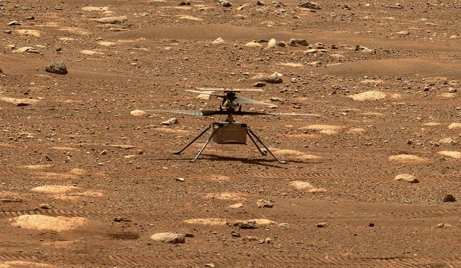 El helicóptero Ingenuity de la NASA