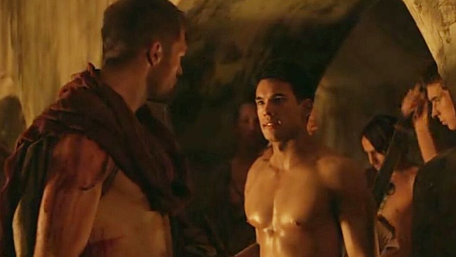 Francis Mossman en Vitus en 'Spartacus'