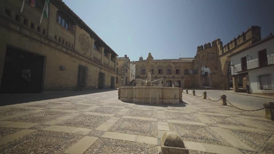 La plaza del Pópulo de Baeza