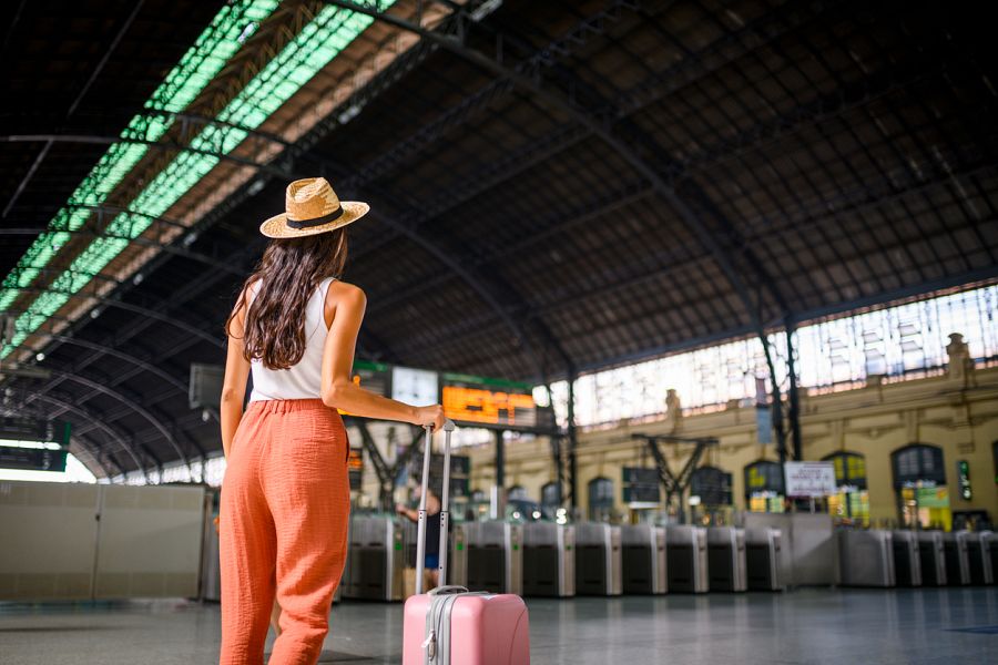 Mujer viajera