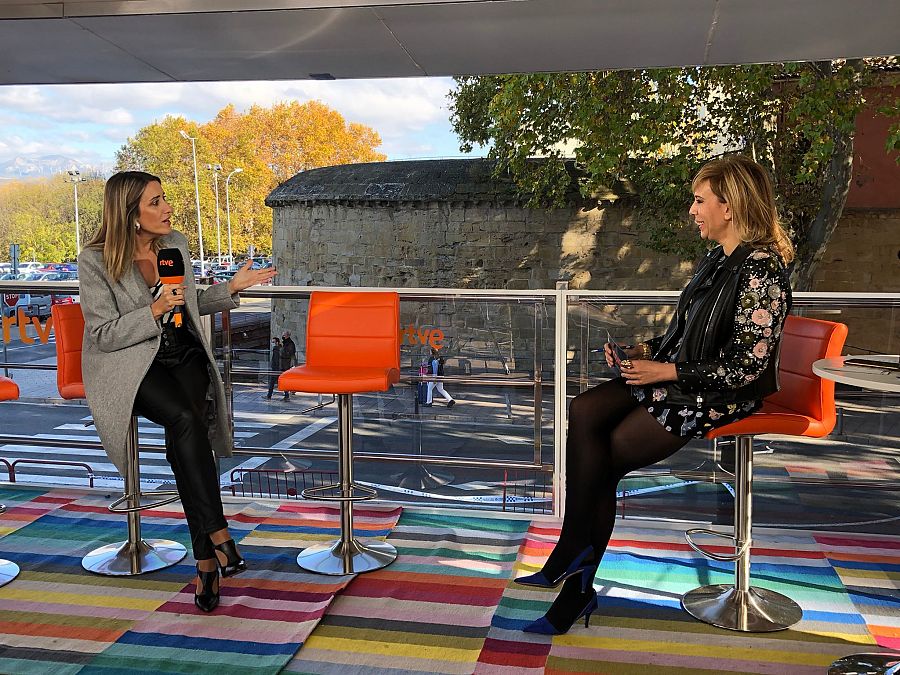 Con Sandra Daviú