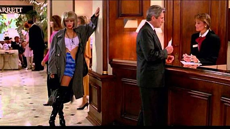 Julia Roberts junto a Richard Gere en una escena de "Pretty Woman"