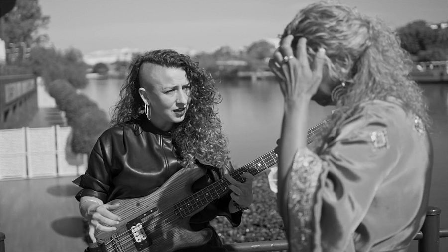 Rosario La Tremendita y Esperanza Fernandez en Caminos del flamenco