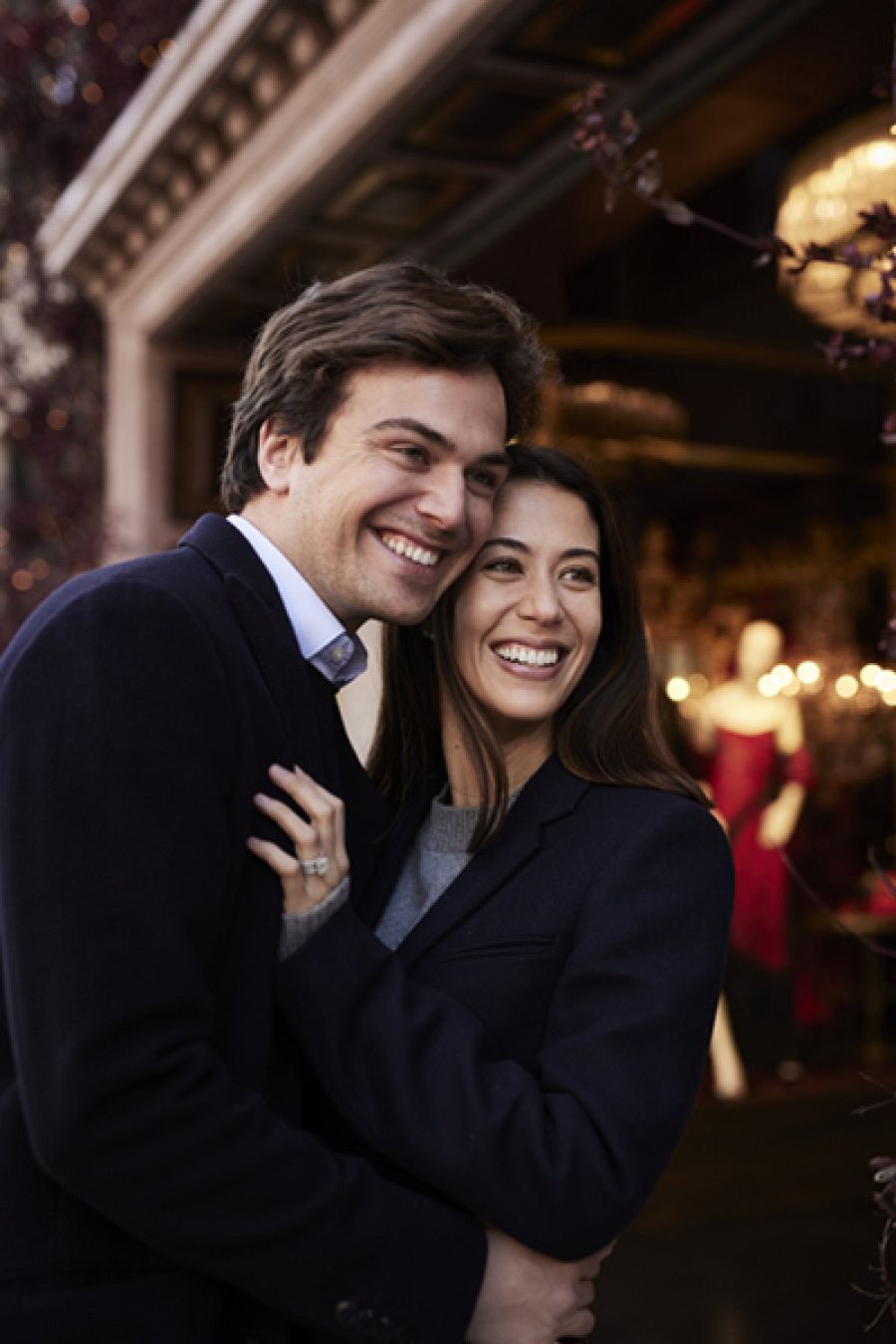 Daniel Clará junto a su prometida, Anne-Marie Colling