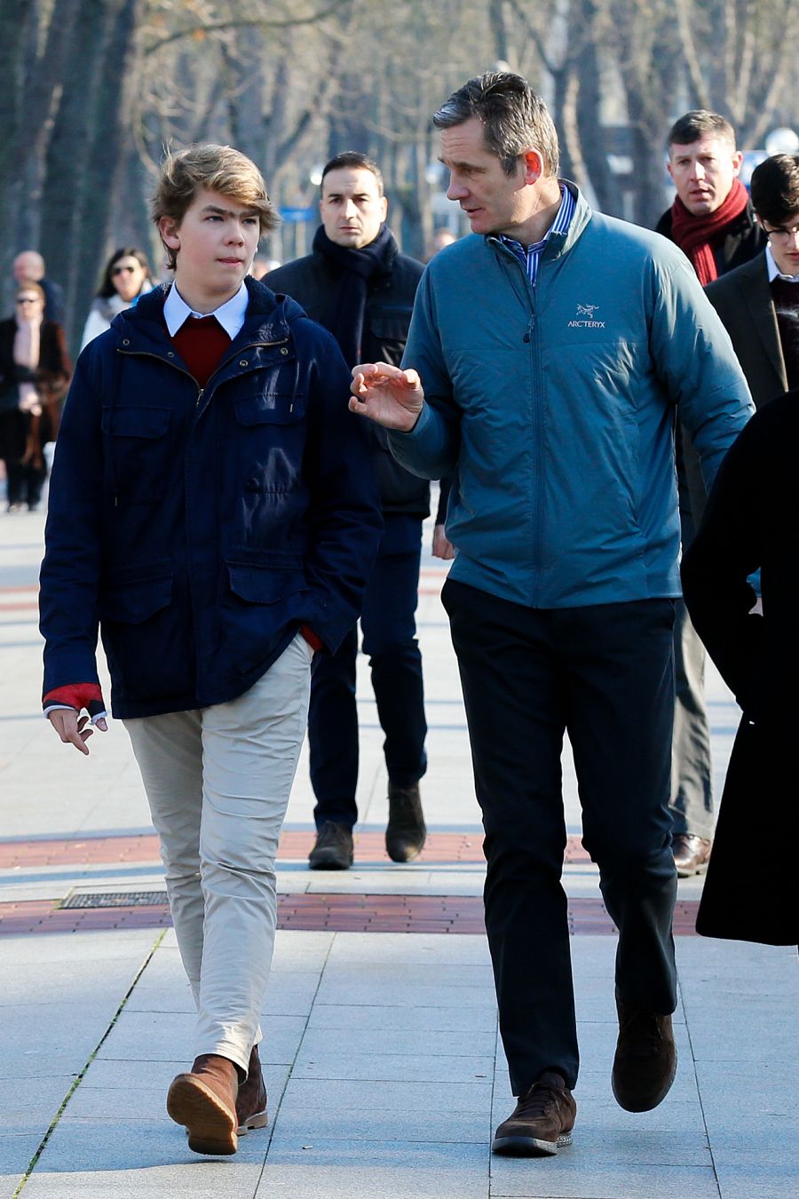 Miguel Urdangarin junto a su padre Iñaki