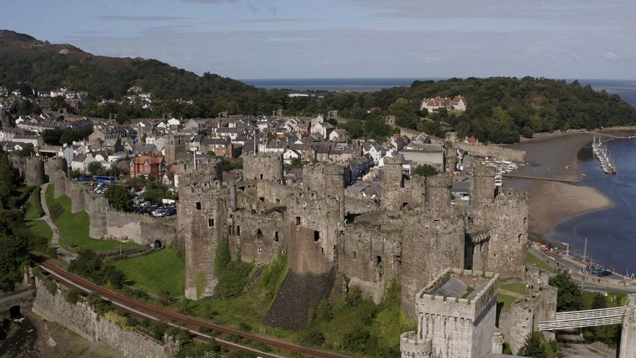 El castillo de Conwy en Gales