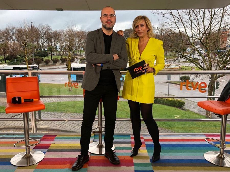 Con Borja Terán