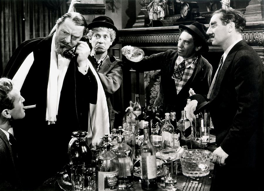 Los hermanos Marx hicieron 15 películas juntos