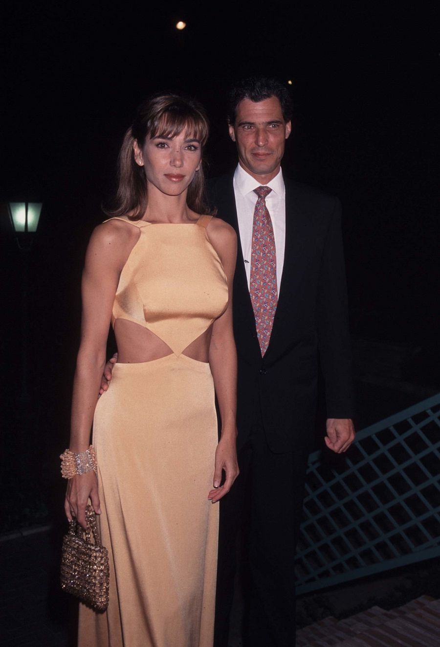 Foto de archivo de Paloma Lago con Javier García Obregón