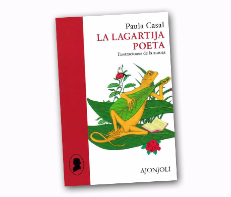 La estación azul de los niños - Portada 'La lagartija poeta'