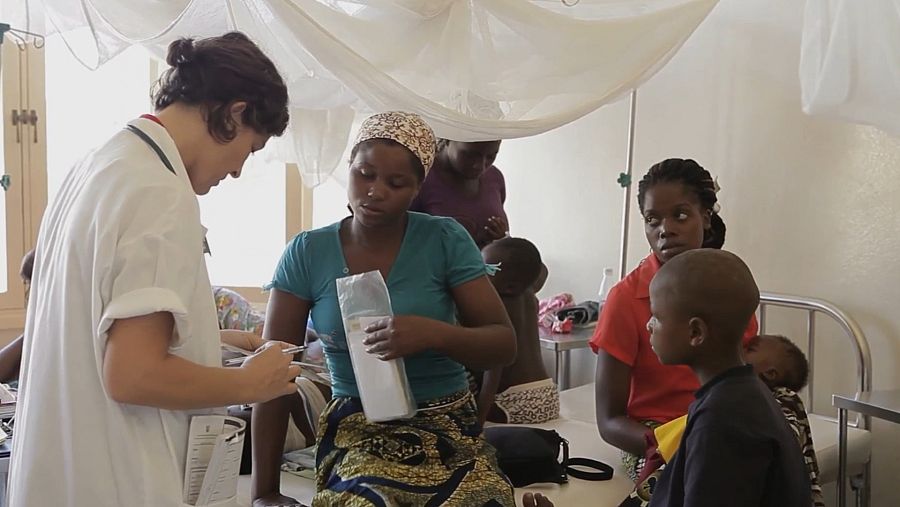 Elisa López en Mozambique