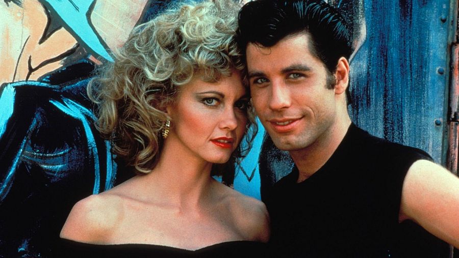 John Travolta y Olivia Newton John en "Grease"