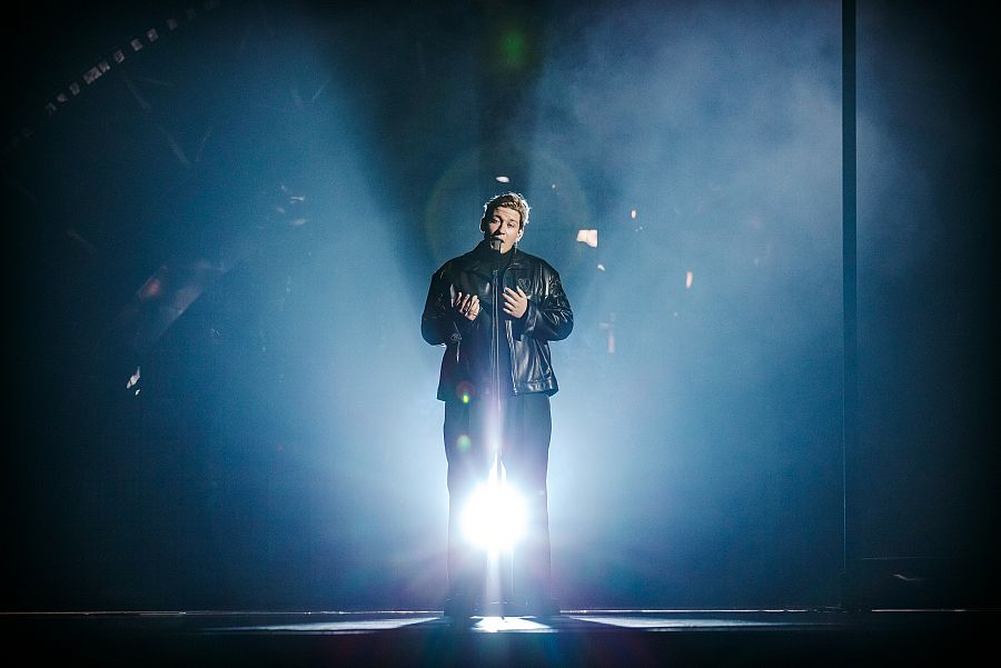 Eurovisión 2022: Marius Bear ensaya "Boys do cry"