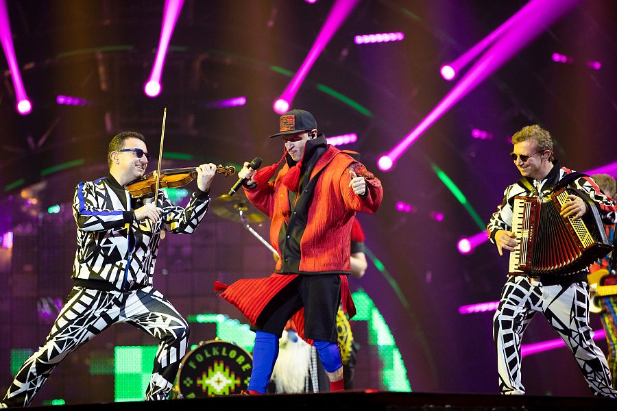Eurovisión 2022: Zdob ¿i Zdub y Fra¿ii Advahov ensayan "Trenule¿ul"