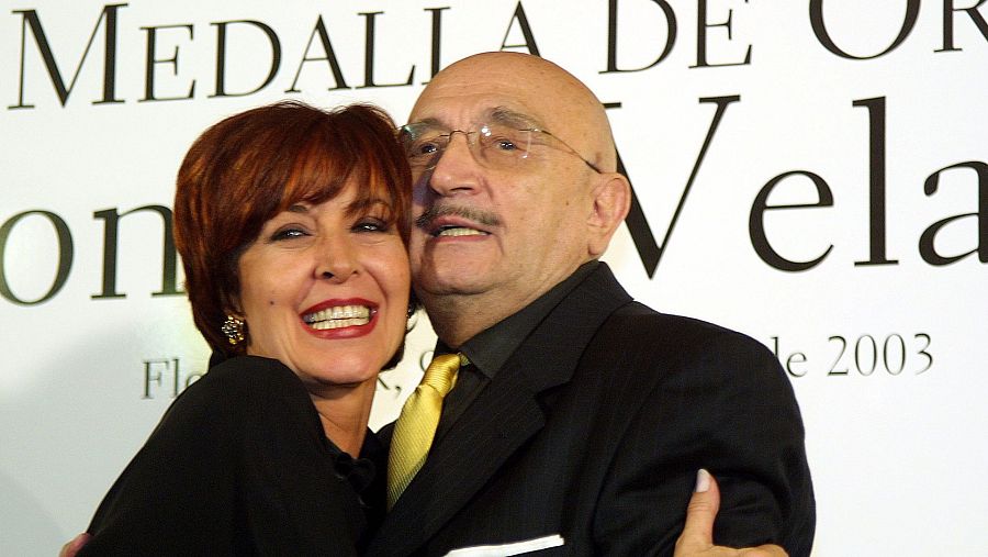 Tony Leblanc y Concha Velasco en 2002