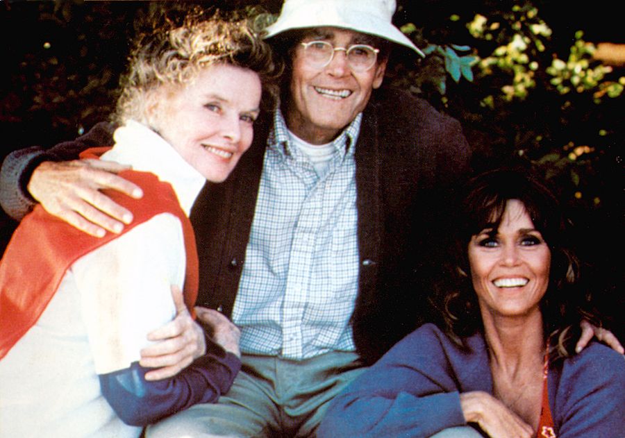 Katharine Hepburn, Henry Fonda, Jane Fonda, 1981.