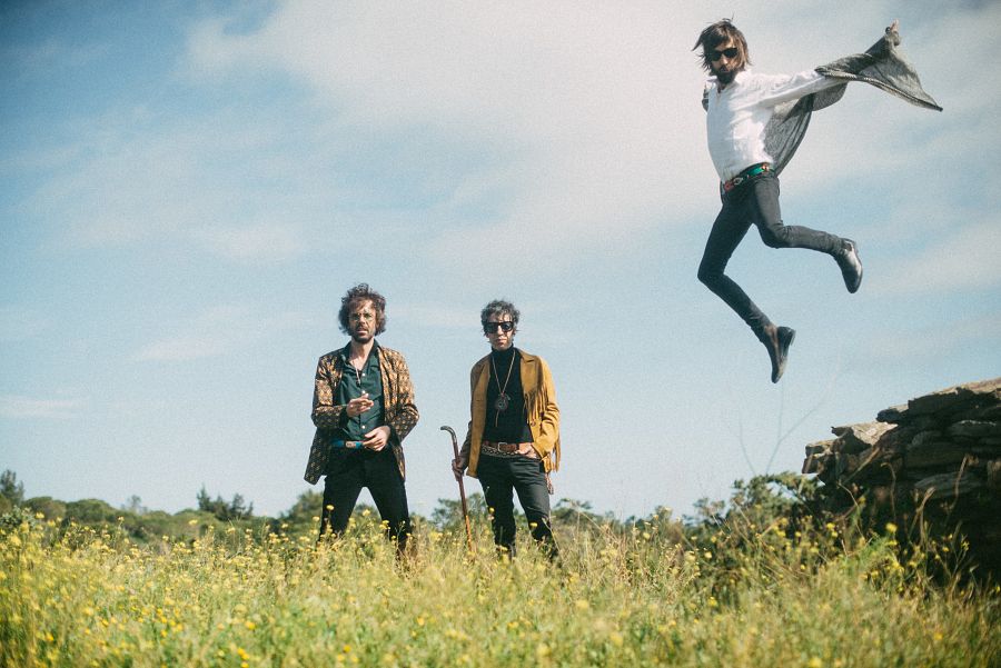 Marc Ros, Axel Pi y Jess Senra, los componentes de Sidonie que telonearán a The Rolling Stones