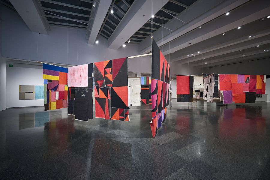 Vistas 'Teresa Lanceta. Tejer como código abierto' (MACBA, 2022)