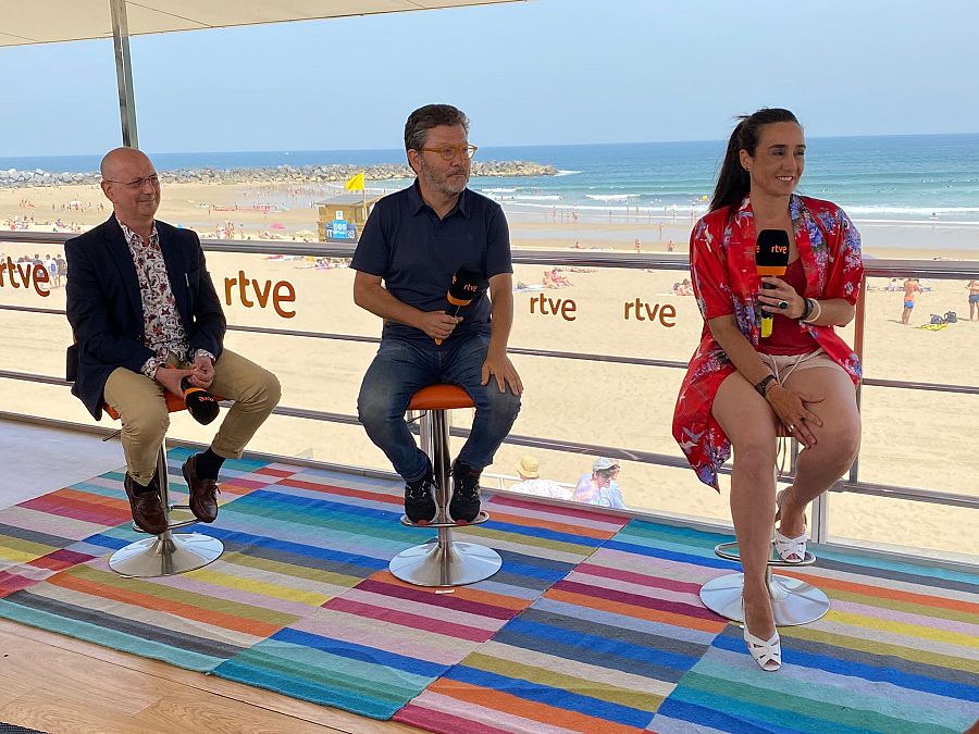 Mitxel Ezquiaga, Javier Roldán y Begoña López