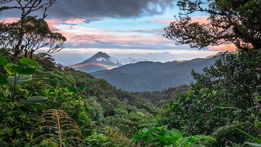 El volcán Arenal