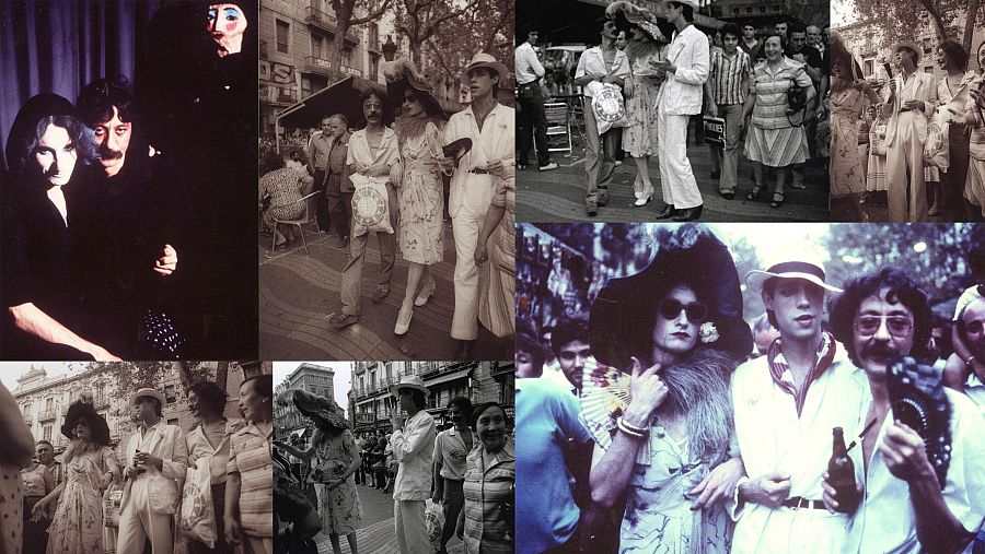 Collage realizado por Nazario dedicado a su relación con los artistas Ocaña y Camilo