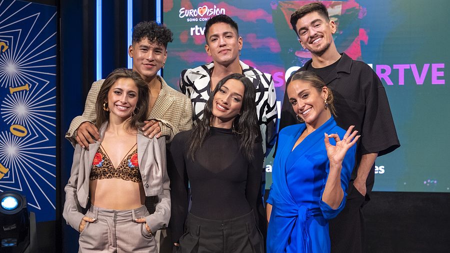 Chanel y sus bailarines tras Eurovisión 2022